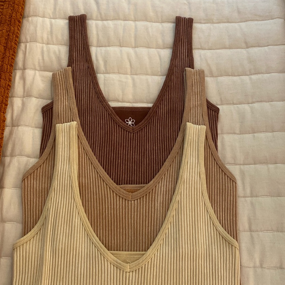 3 pack aura ribbed bodysuits